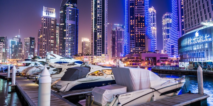 Yacht cruises in Dubai
