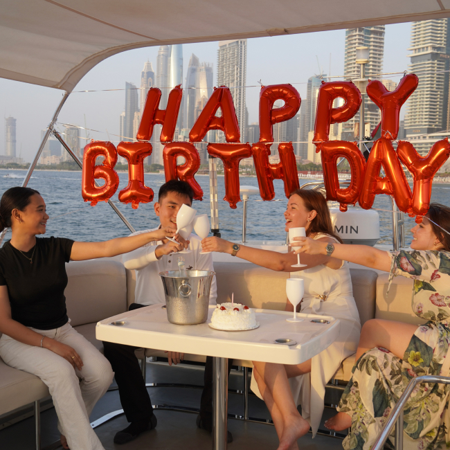 Feel the Party Yacht Rental in Dubai