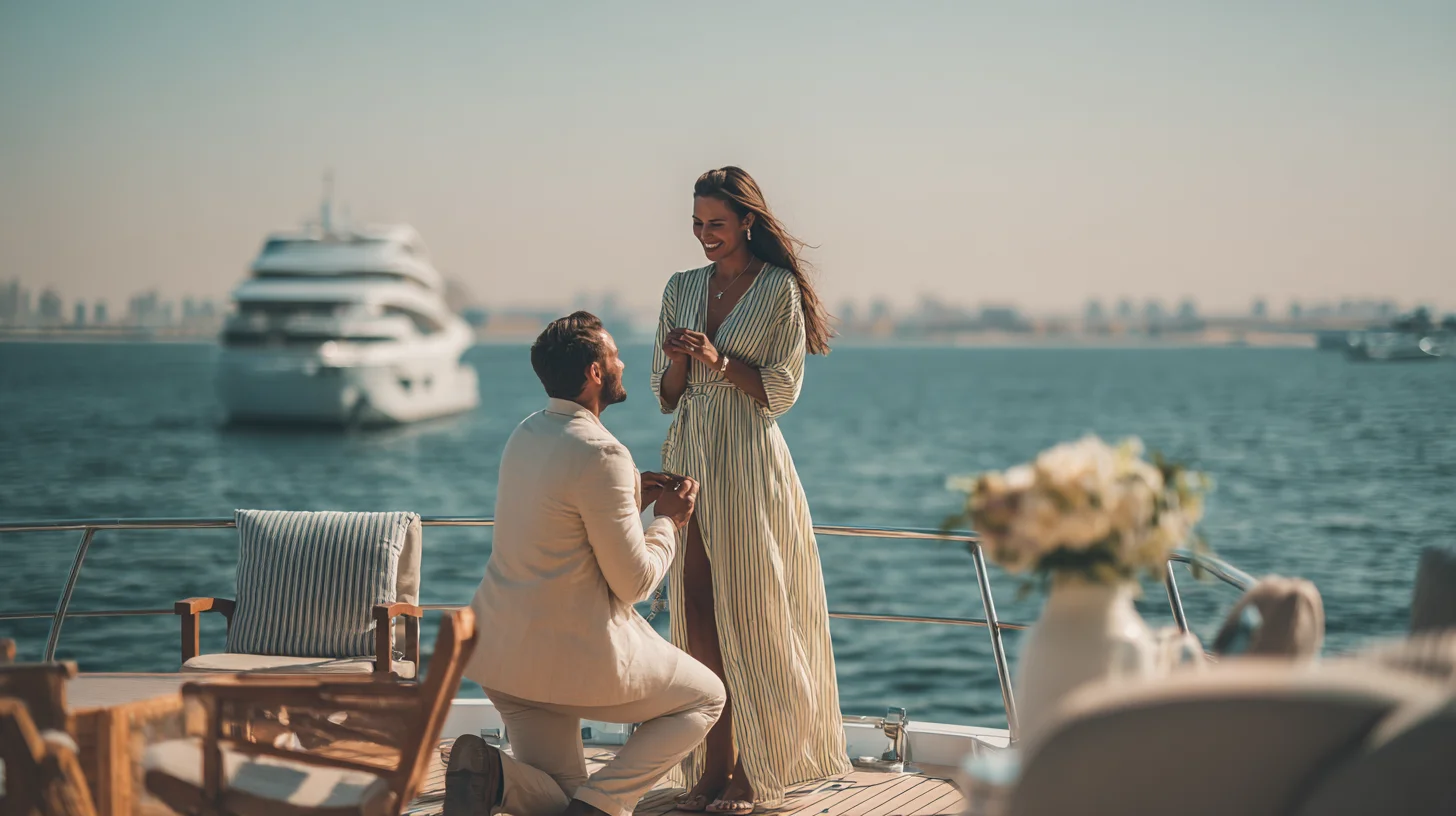 Marriage Proposal in Dubai on a Yacht — Romantic Ideas & Spots