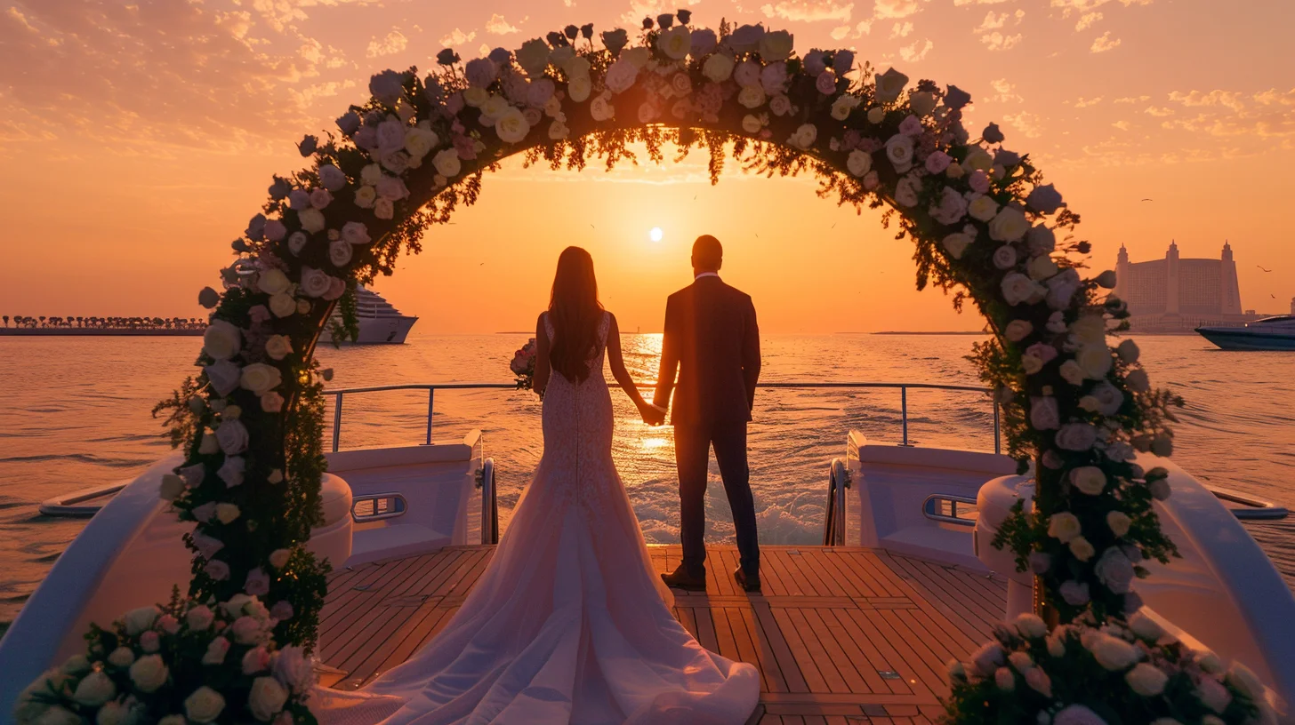 Luxury Yacht Rental for Wedding in Dubai