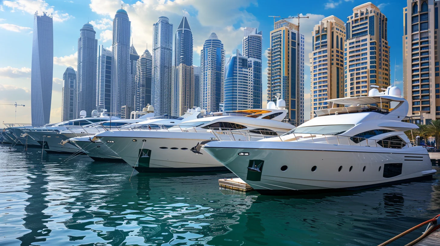 Яхты в Дубай Марина Яхты в Дубай Марина